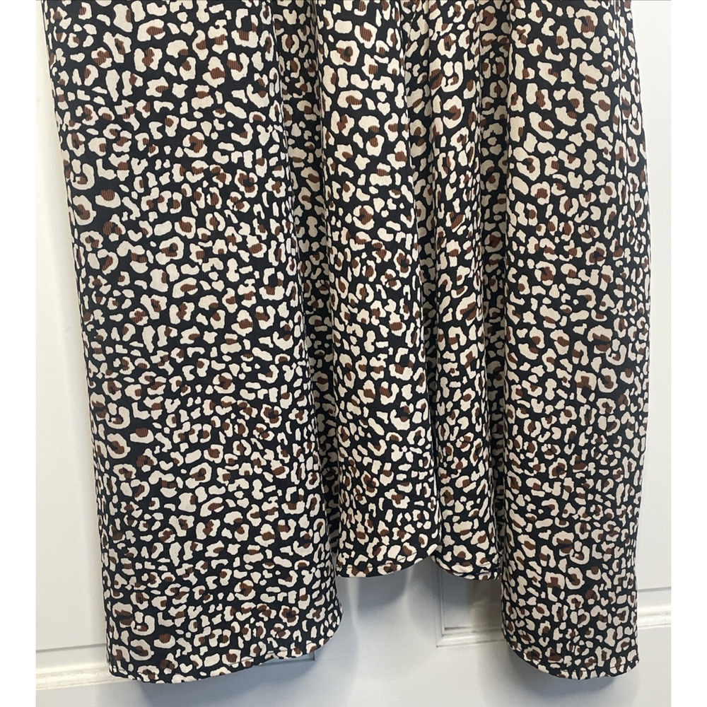 Figueroa & Flower Women's Boho Maxi Dress Sz XL Floral Animal Asymmetrical Hem - Picture 8 of 15
